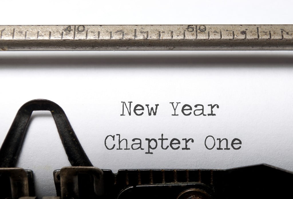 new year, chapter one typewriter