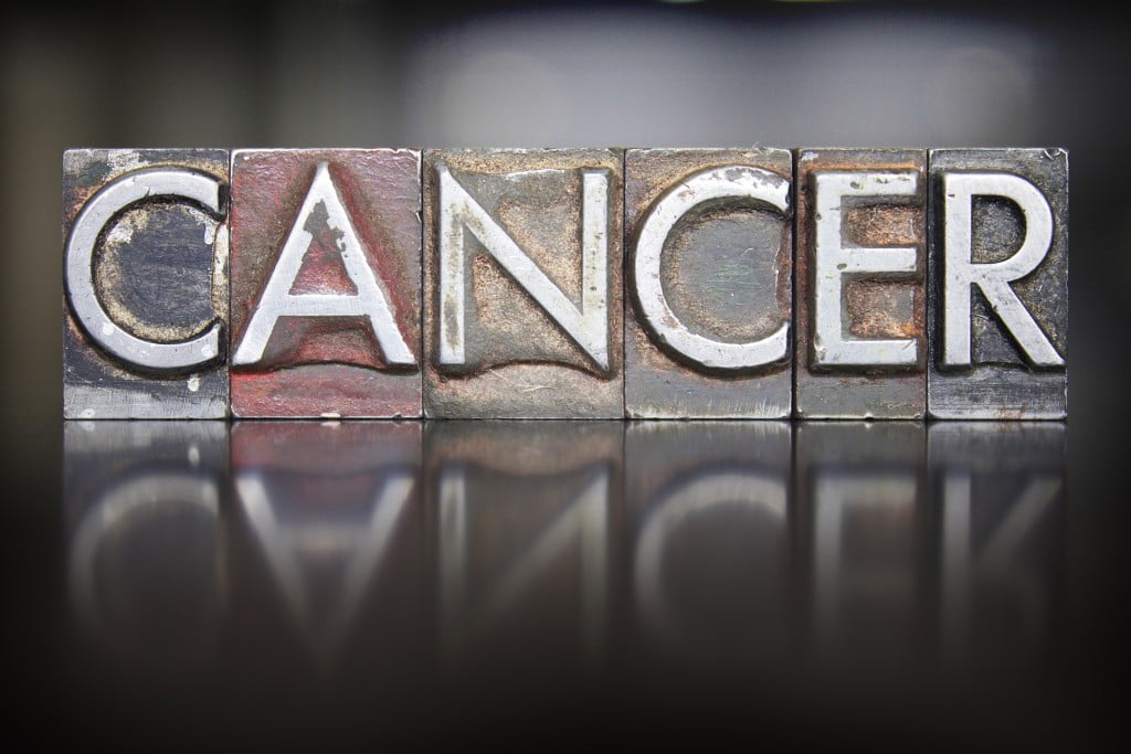 cancer letterpress