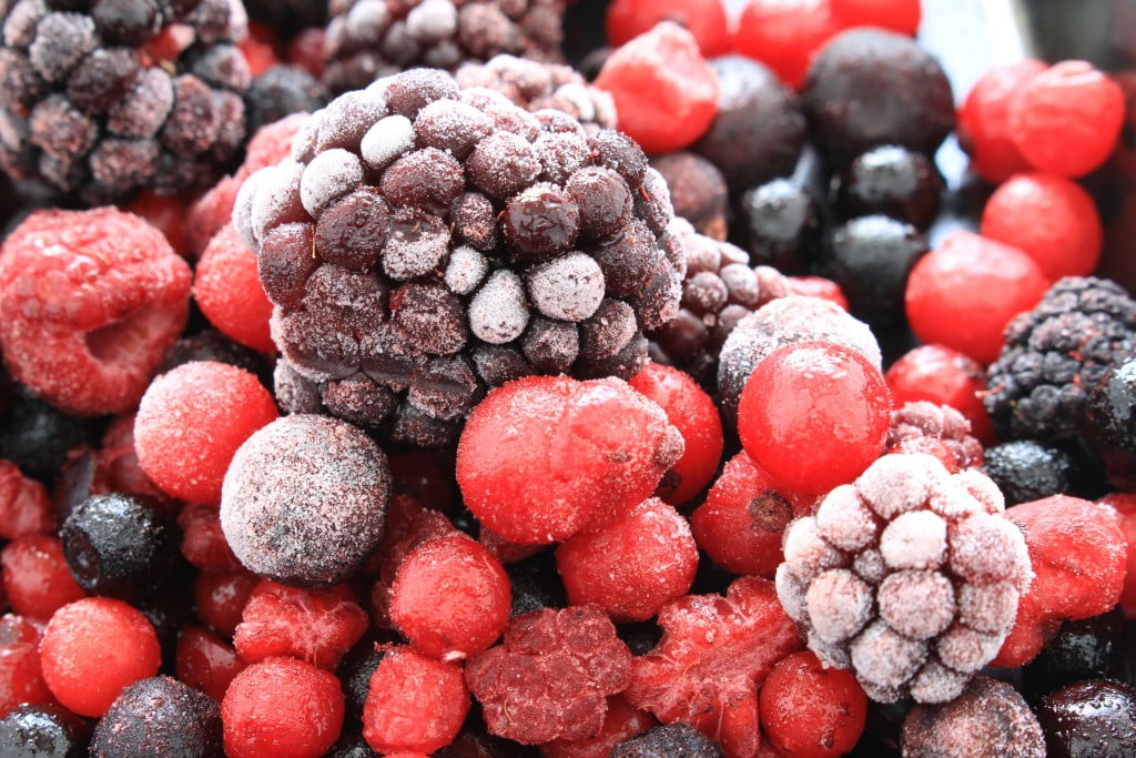 frozen mixed berries