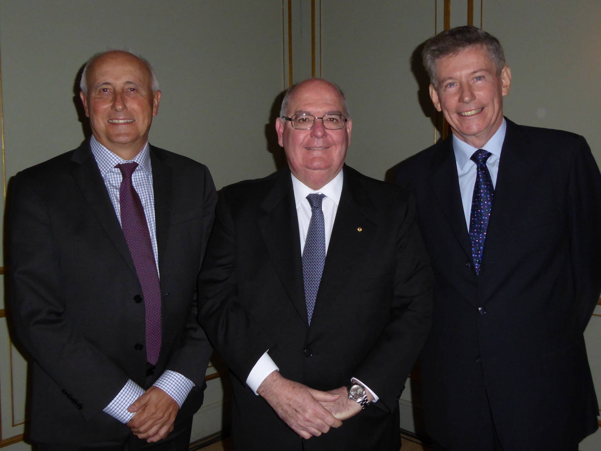Grant Kardachi (left). Warwick Plunkett (right) David Ritchie (centre)