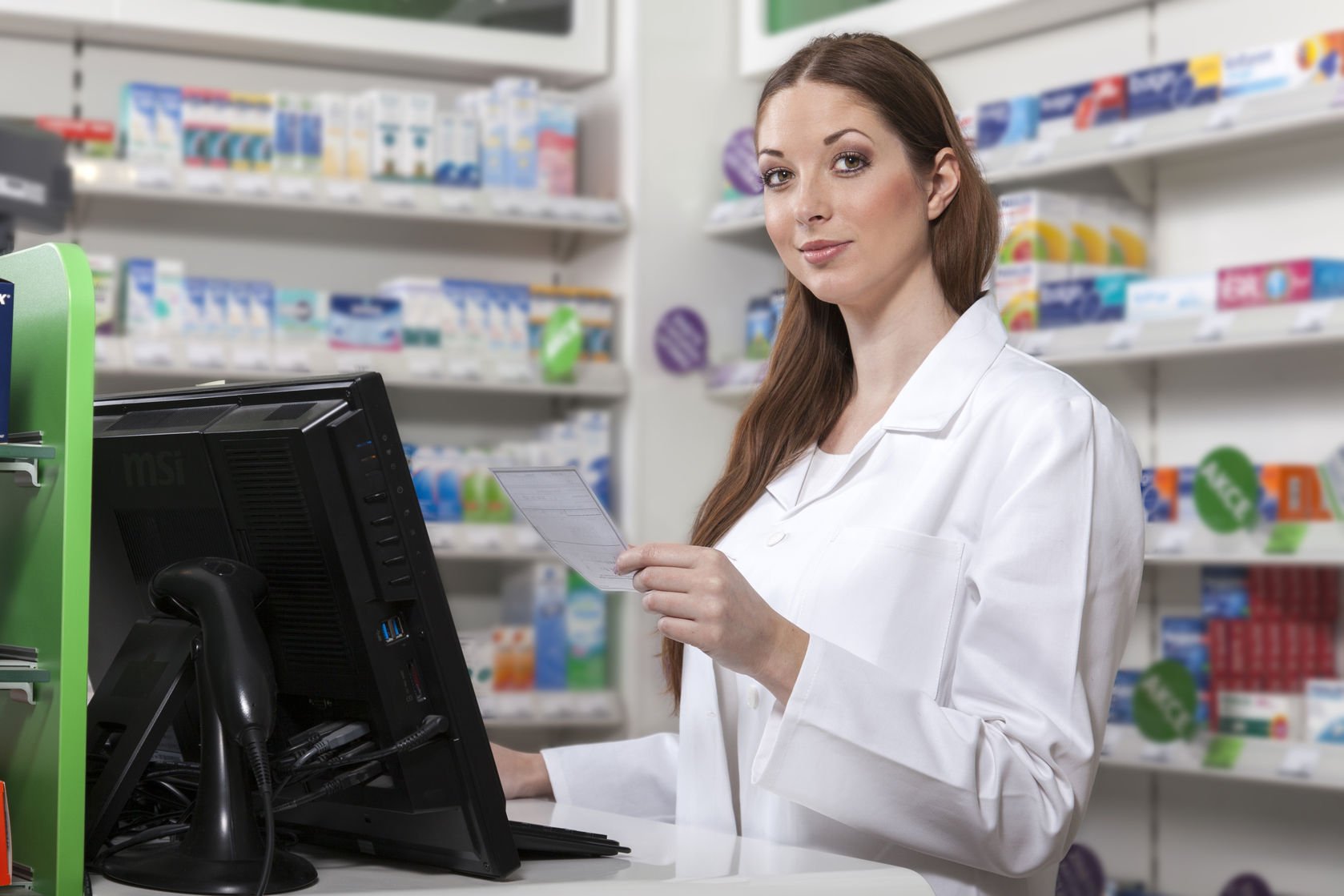 Fred NXT story, pharmacist in dispensary