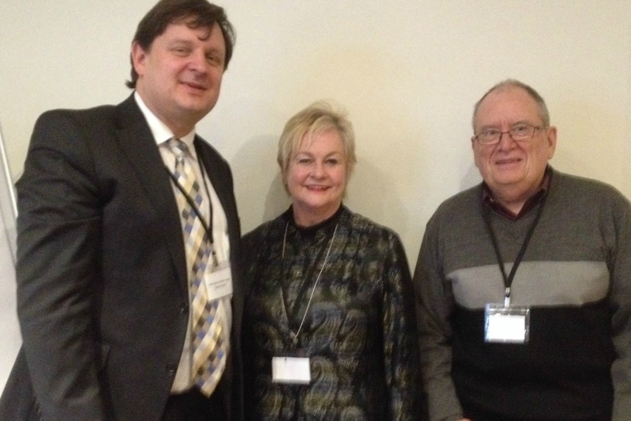Pictured: Professor Stephen Twigg, Associate Professor Margaret McGill, Professor Ian Spence