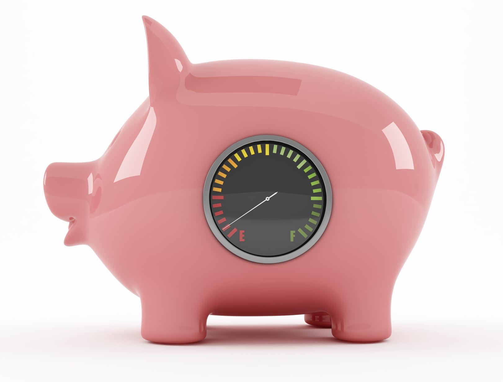 piggy bank: penalty rates concept