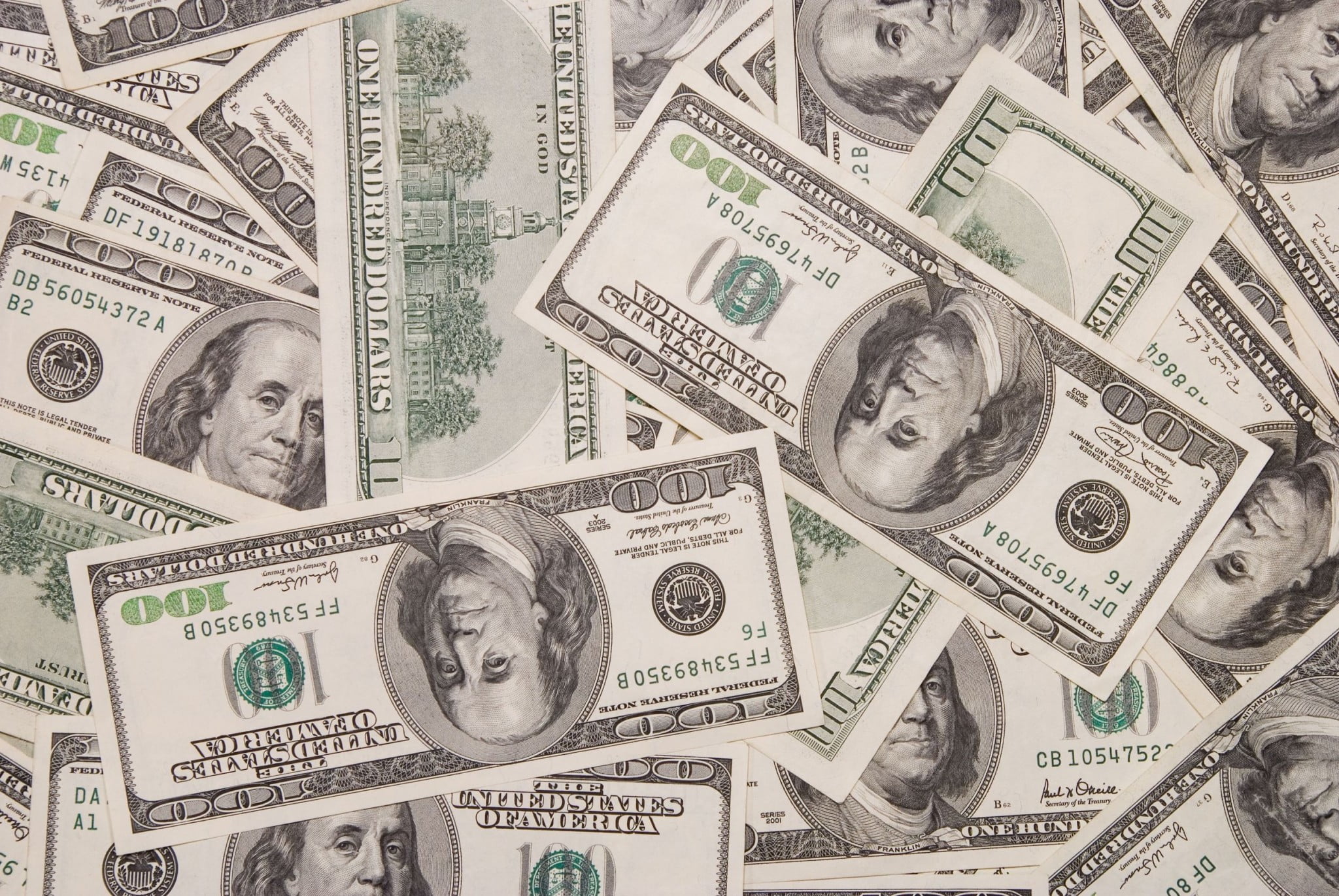 US $100 bills