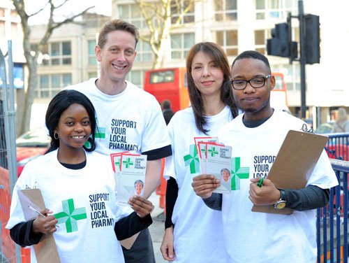 NPA members at Support Your Pharmacies event