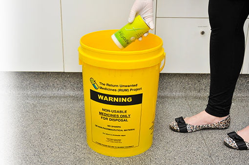 RUM disposal medicines