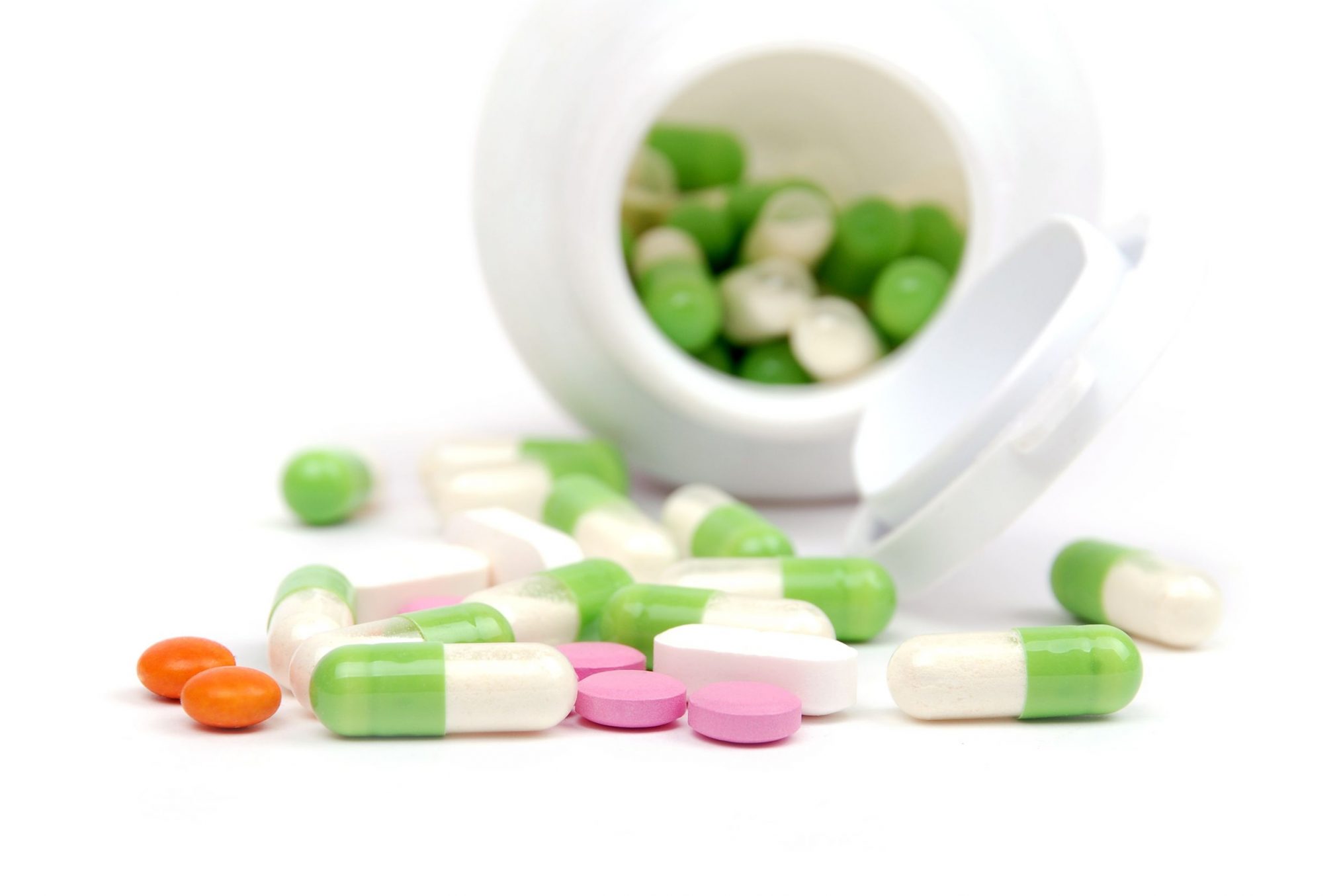 jar with capsules