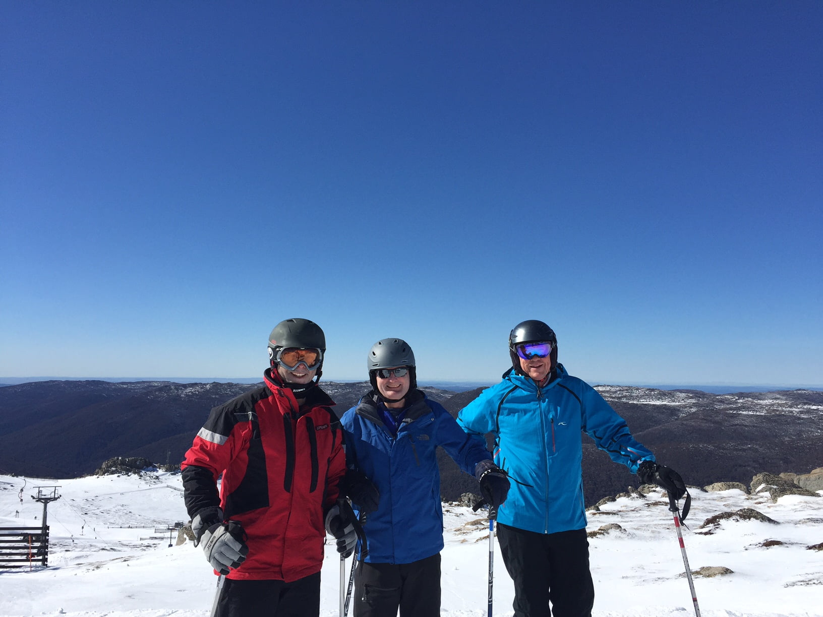 aul Rees Andrew Rewell Peter Clinch Thredbo 2016