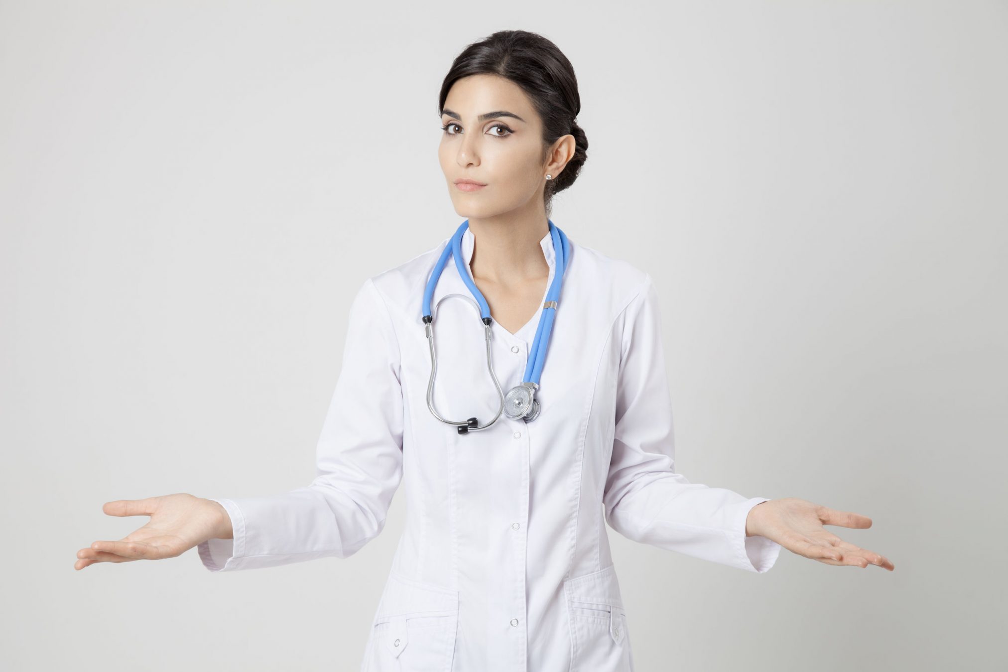 confused health professional