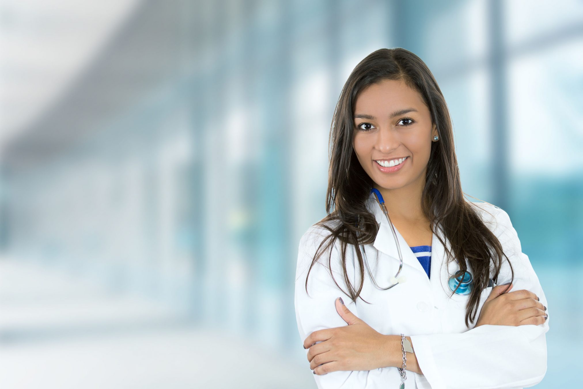 pharmacist in hallway