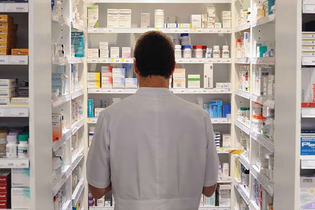 pharmacist in dispensary