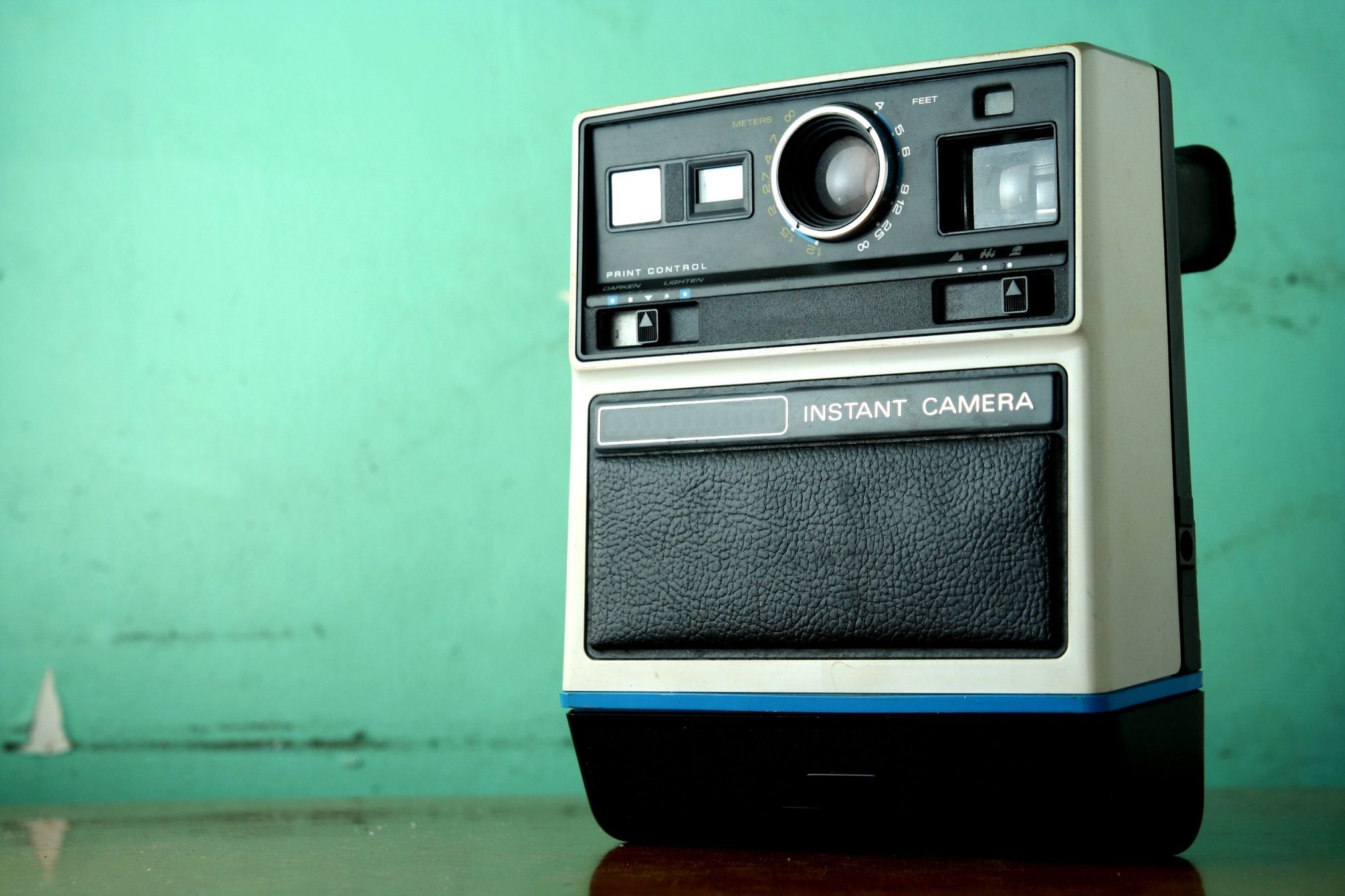 vintage instant camera