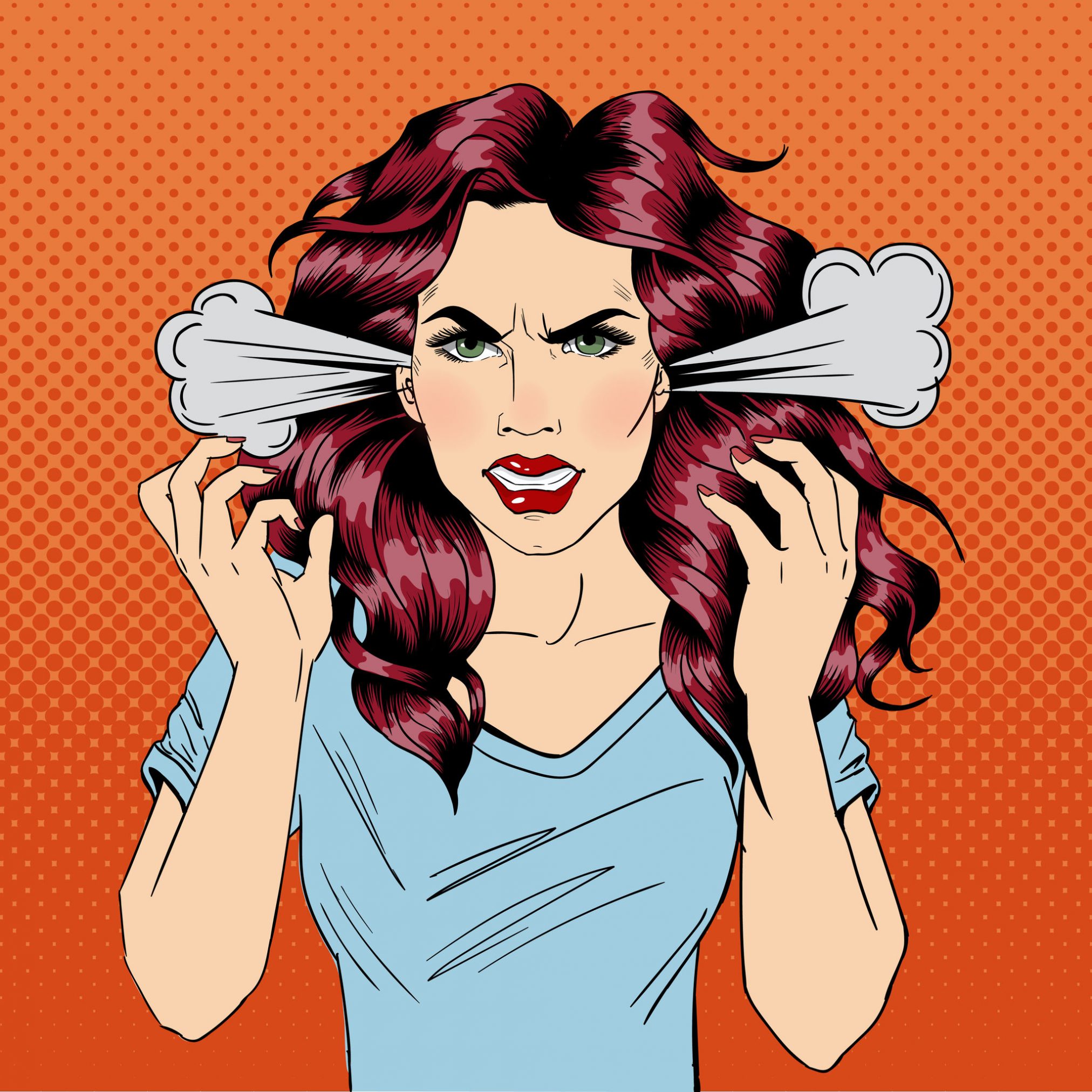 angry woman