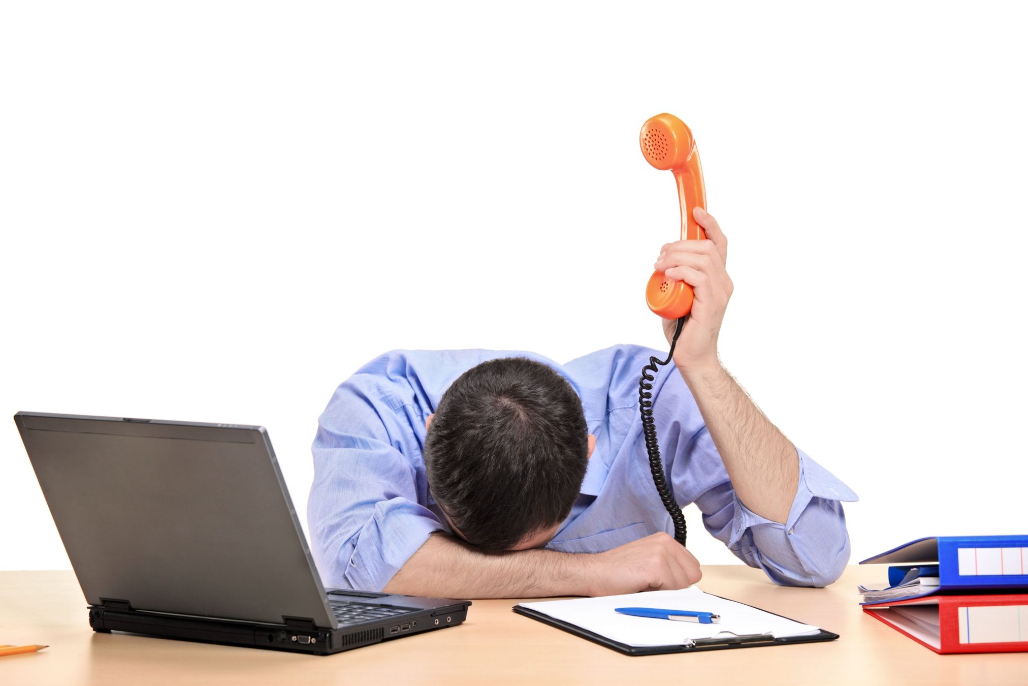 frustrated stressed pharmacist employer employee upset angry