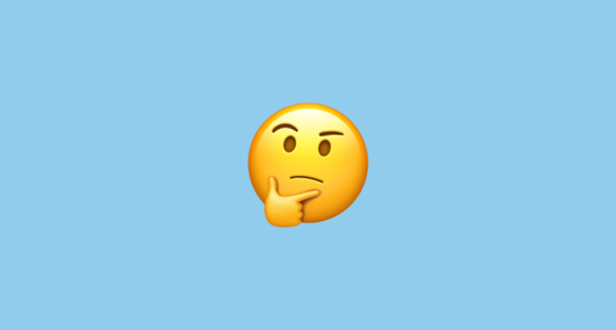 thinking face
