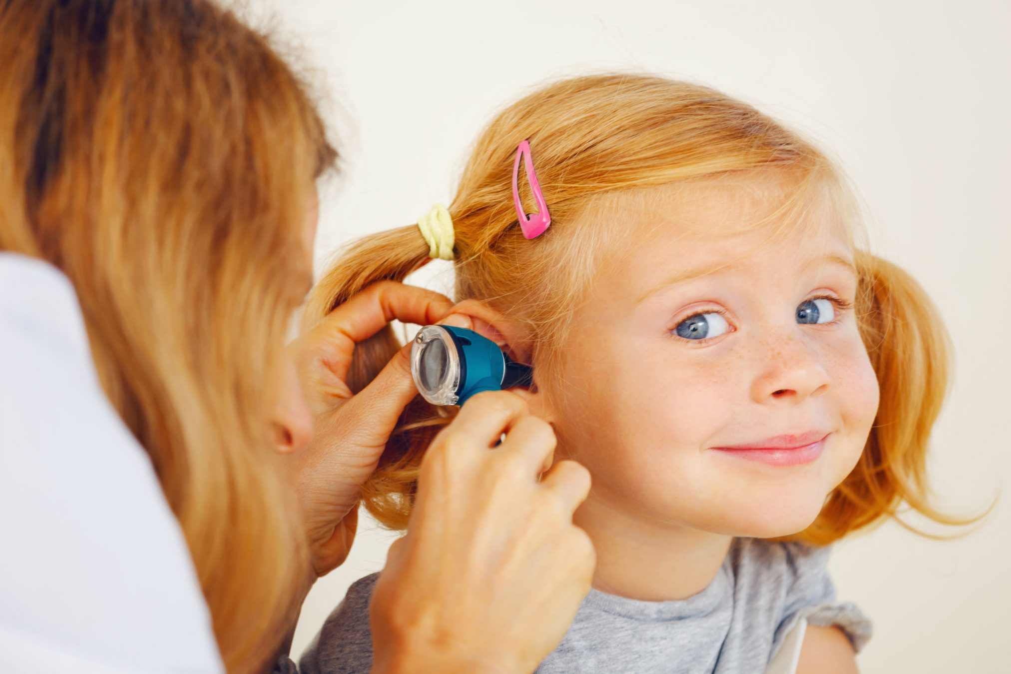 child with earache