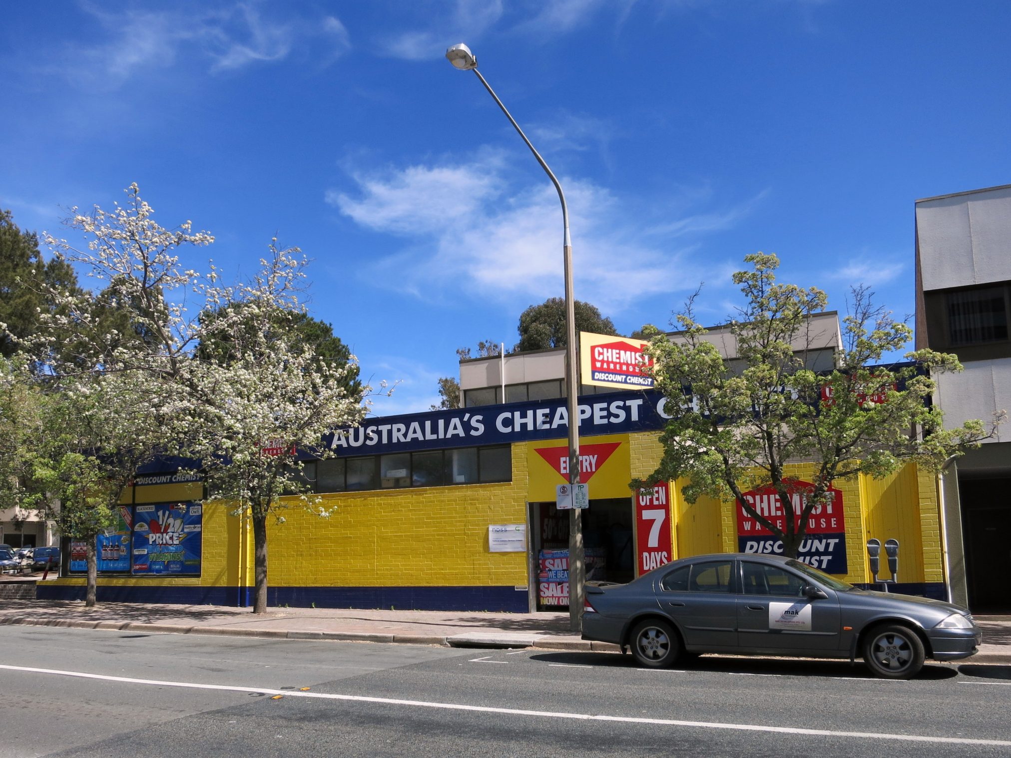 Chemist Warehouse Woden, September 2013.