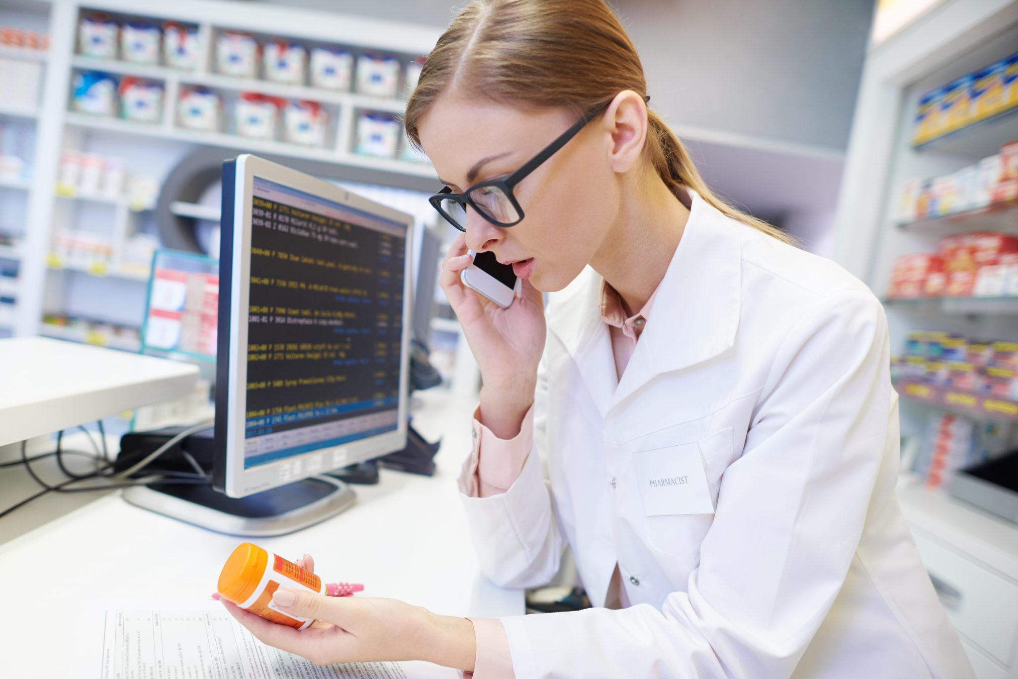pharmacist phone query script refuse supply