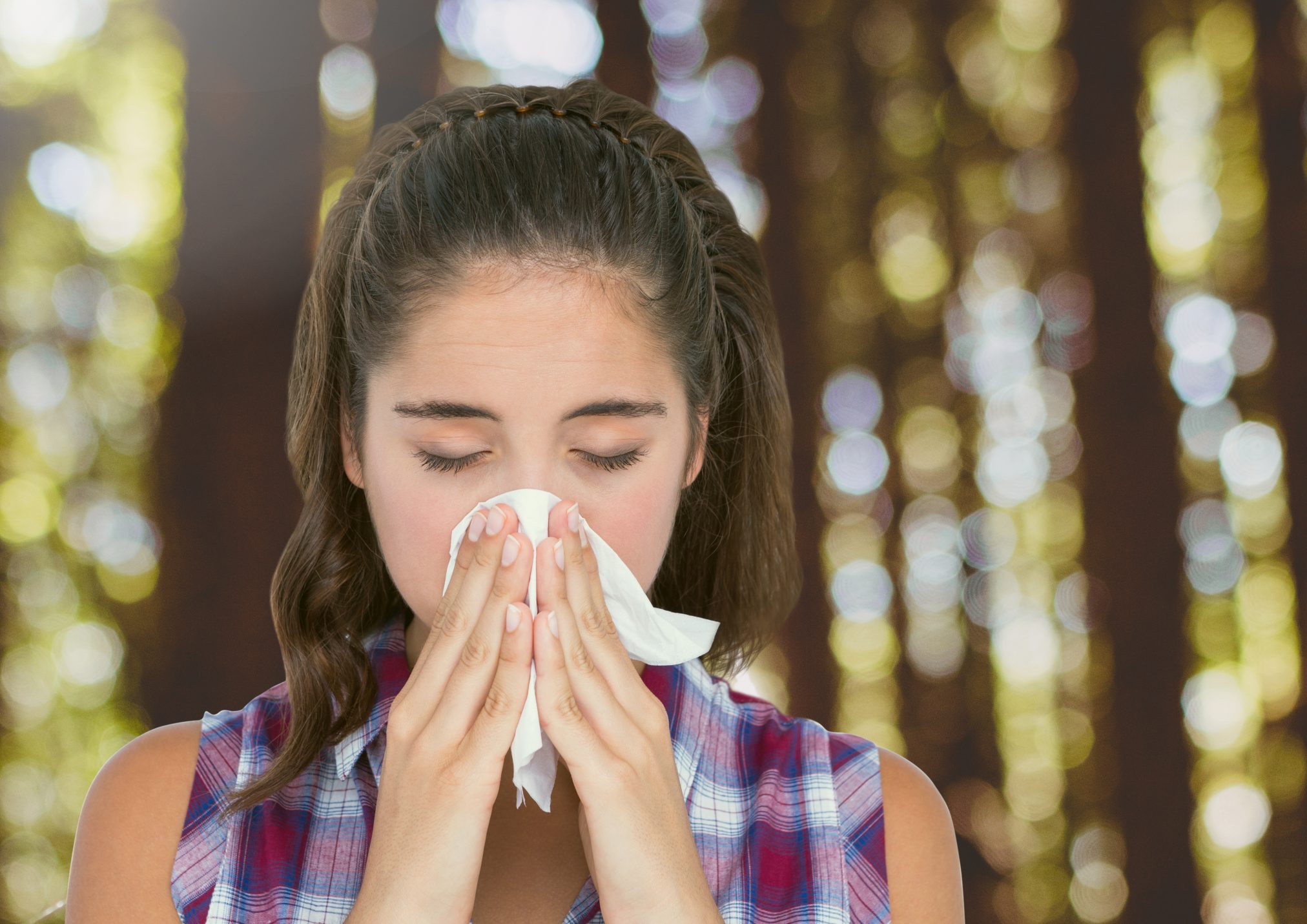 hayfever allergic rhinitis sneezing blowing nose