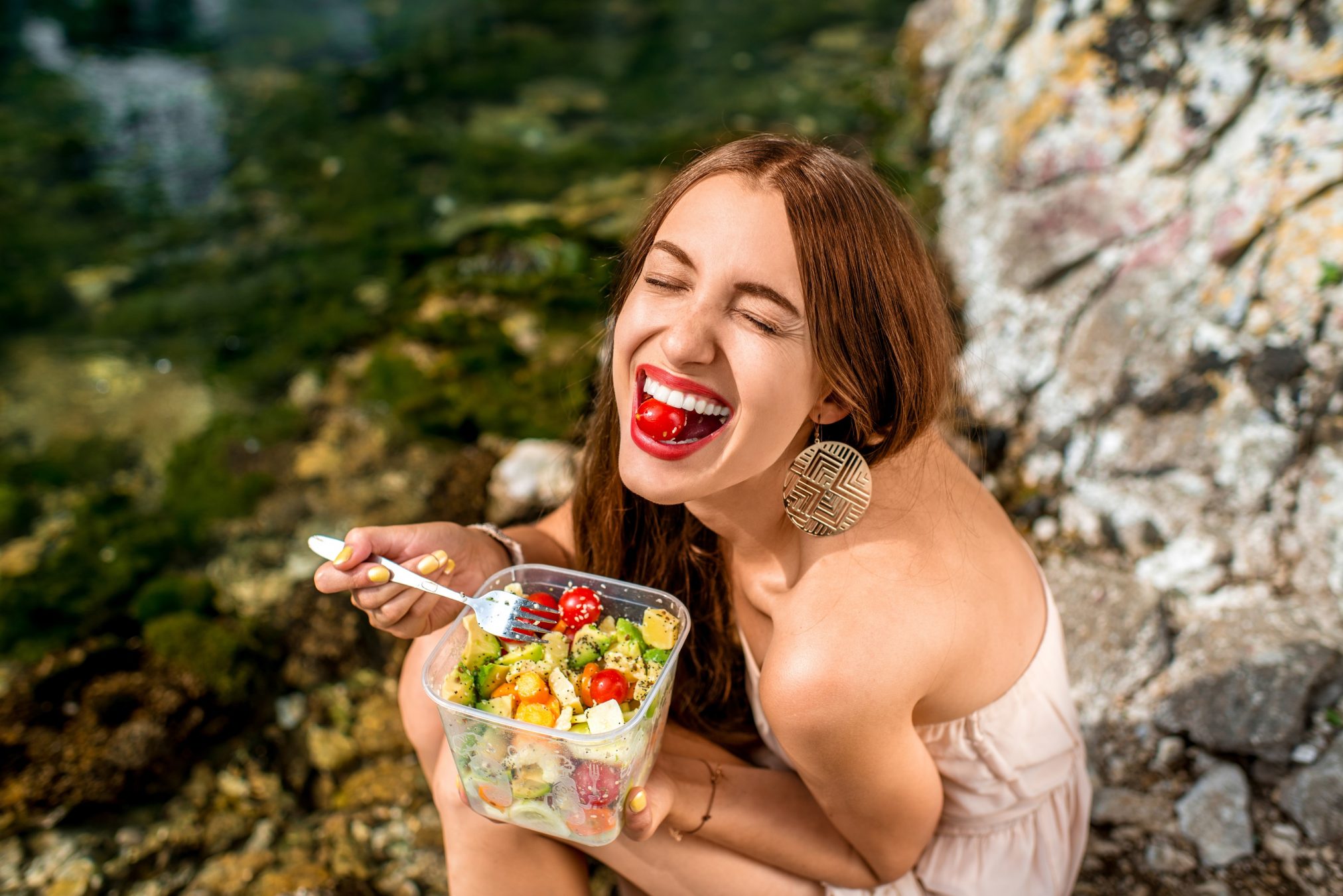 healthy eating diet vegetables young woman lifestyle women food