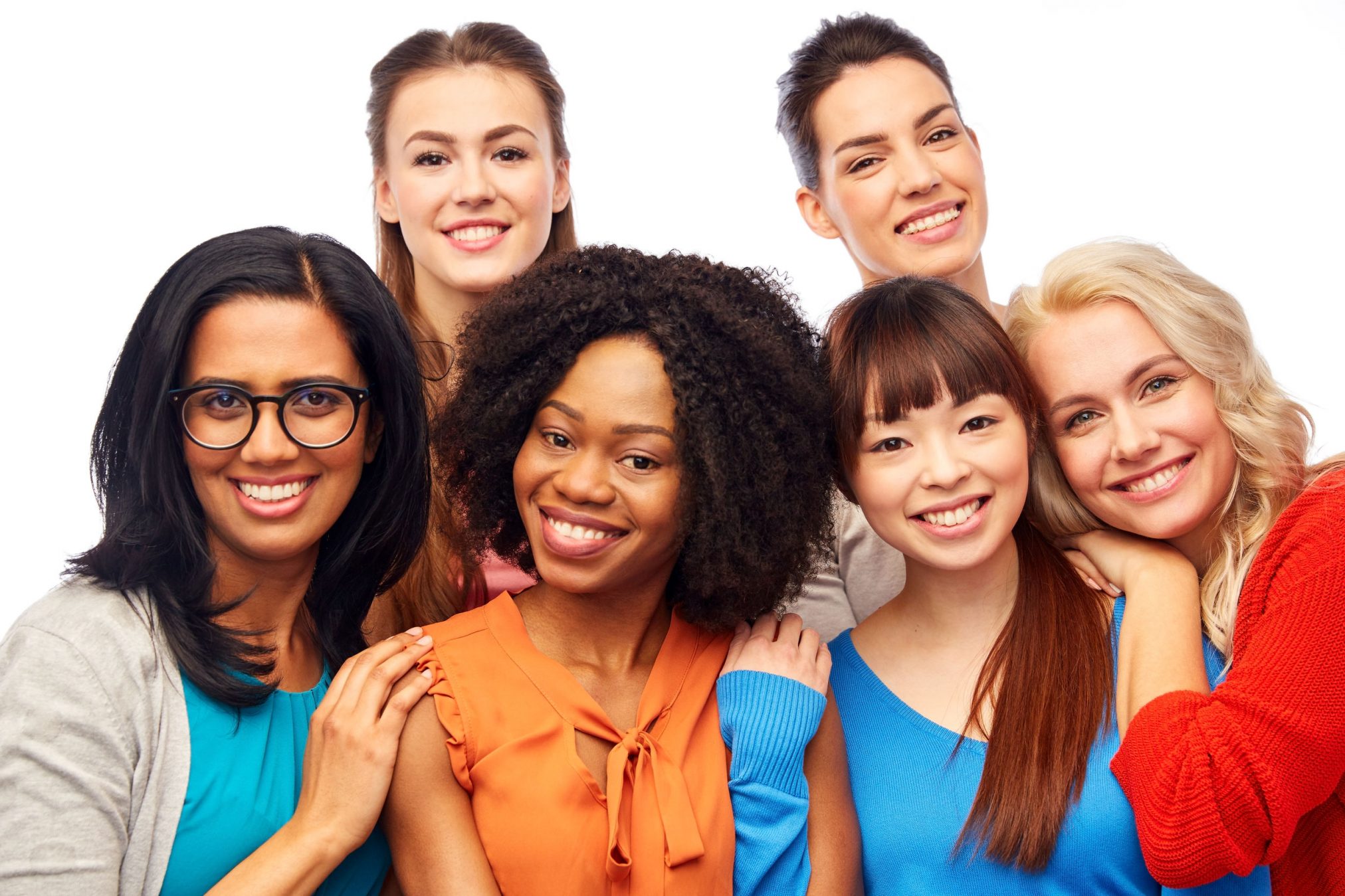 mixed group women