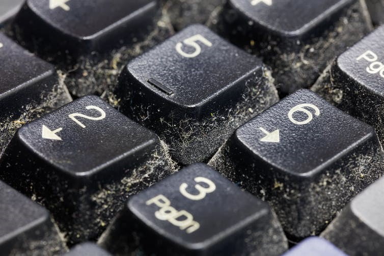 dirty keyboard