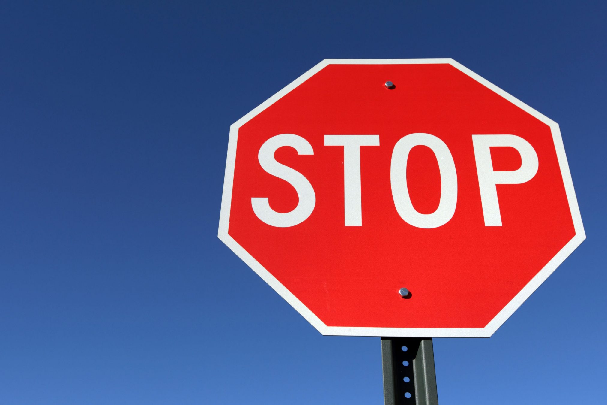 stop sign