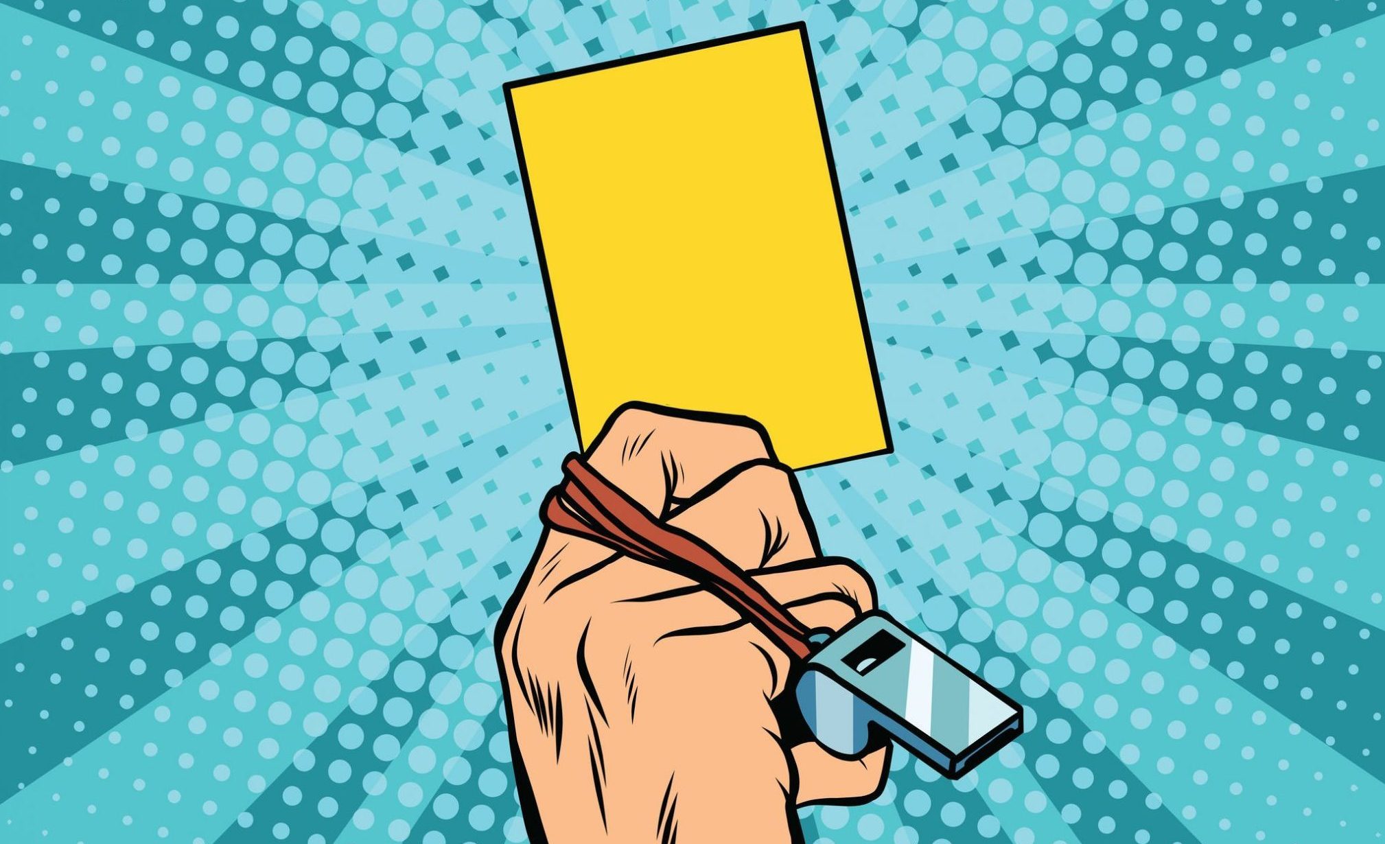 yellow card caution