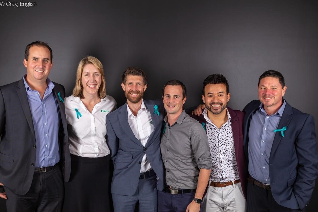 Nick Munroe, Karen Brown, Duncan Phillips, Dean Llewellyn, Tim Siv and Blaine Woods