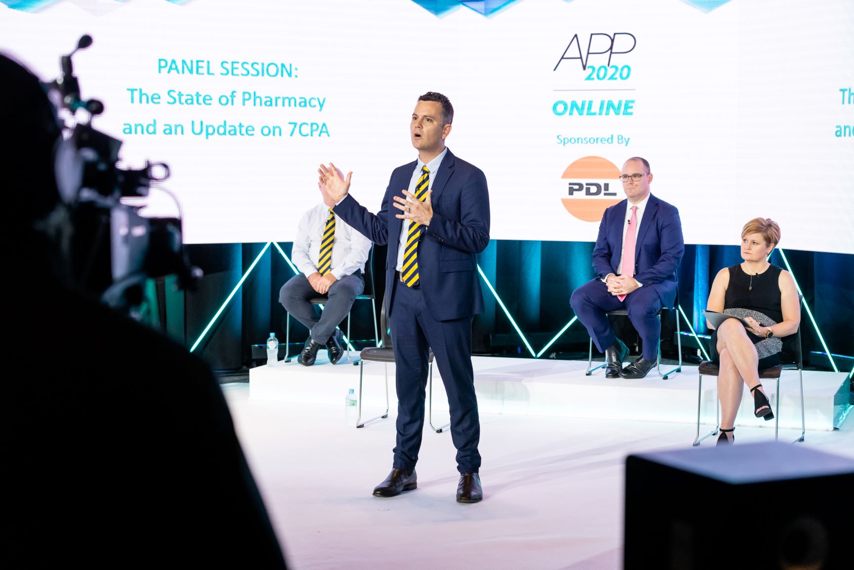Guild Queensland president Trent Twomey speaks at APP2020.