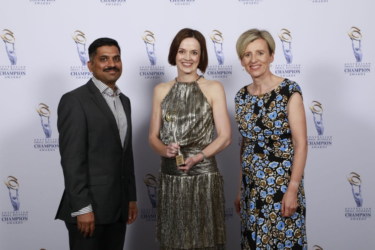 Vijay Babu and Lynne Hanbury travelled to Sydney with Ms Young