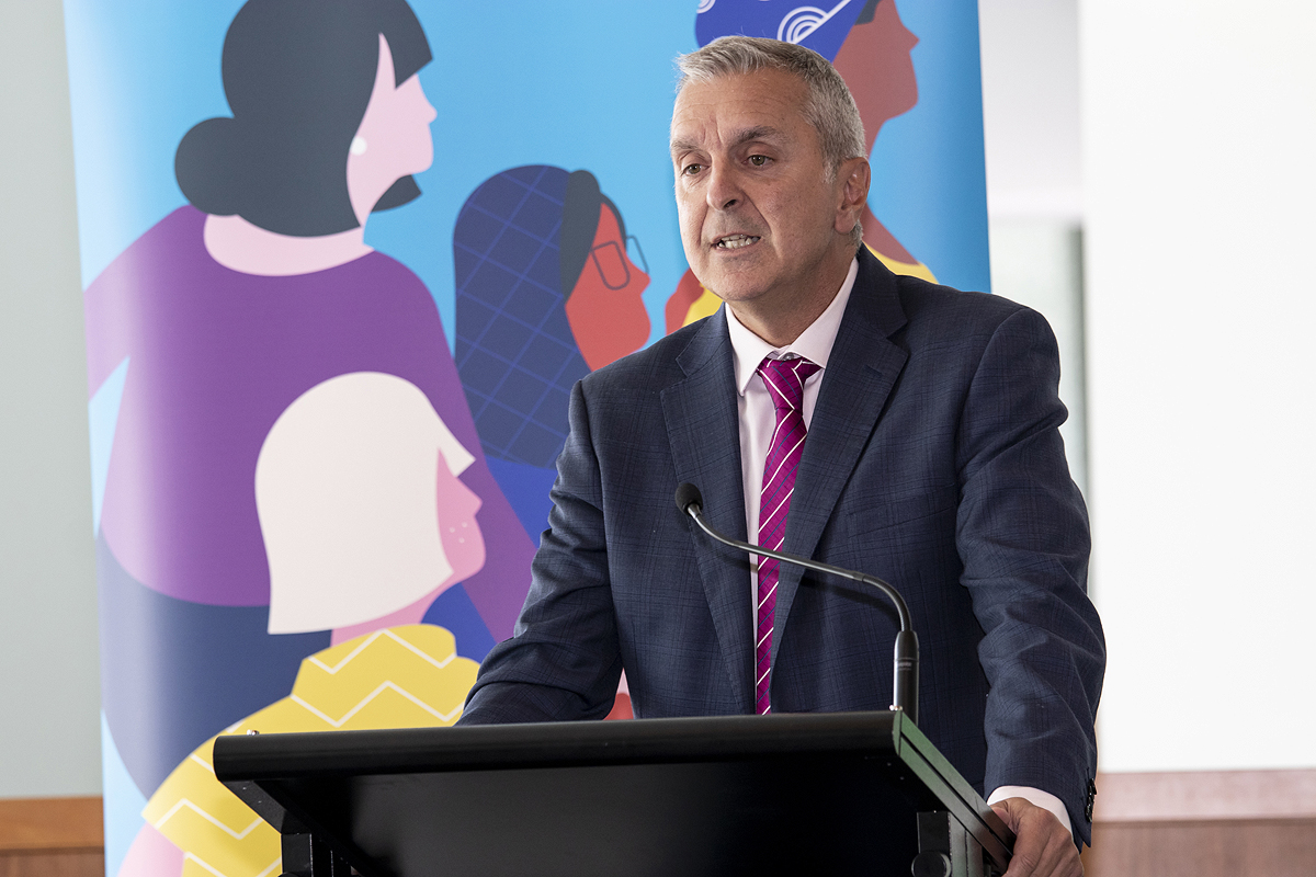 George Tambassis speaks at the launch of Biosimilars: A global roadmap for policy sustainability roadmap