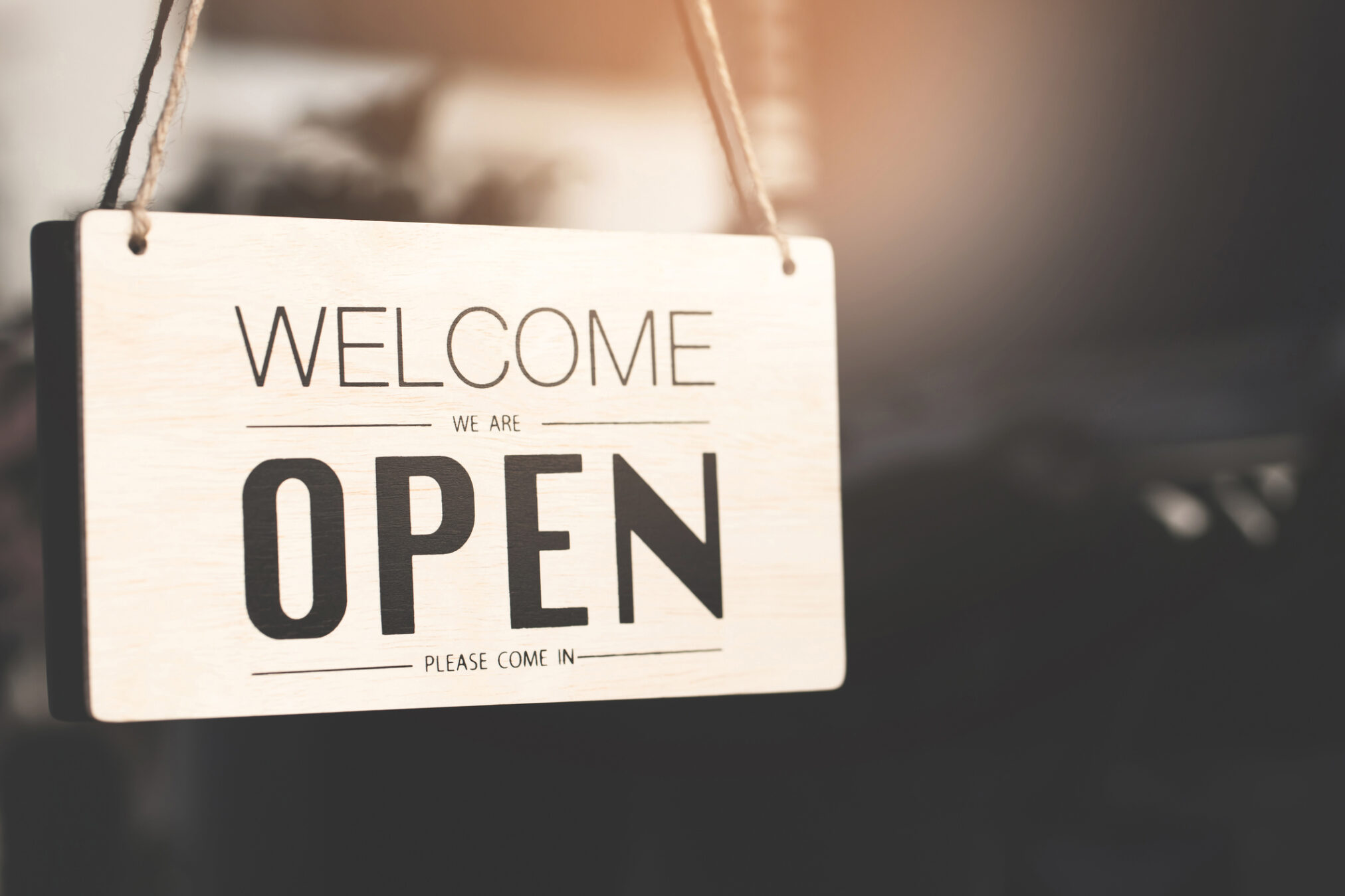Open sign